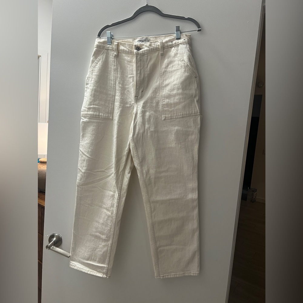 Abercrombie & fitch curve love ultra high rise 90’s straight